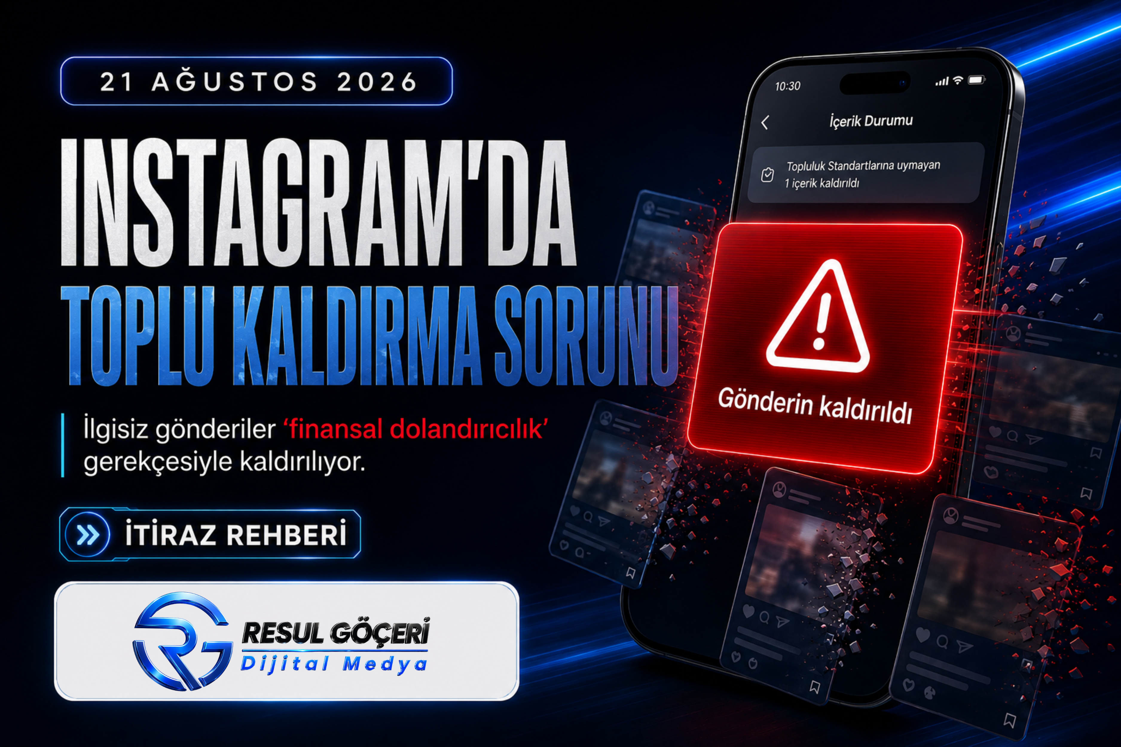 Instagram Finansal Dolandırıcılık Hatası ve İtiraz Adımları